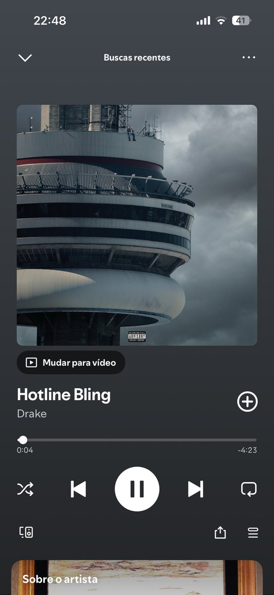 4 minutos e meio do Drake falando “pq vc virou piranha desde que terminamos?”