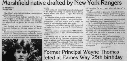 InsideEdge's tweet photo. In 1987, I was a young newspaper reporter interviewing a hockey player I'd grown up with &amp; who'd just been drafted in the NHL. 

“Hopefully," he said, "I’ll make it."

That kid, Mike Sullivan, guided Team USA to a gold medal in men's hockey. My column:

https://t.co/qMf4WHl3B7 https://t.co/EMxOD3kbNr