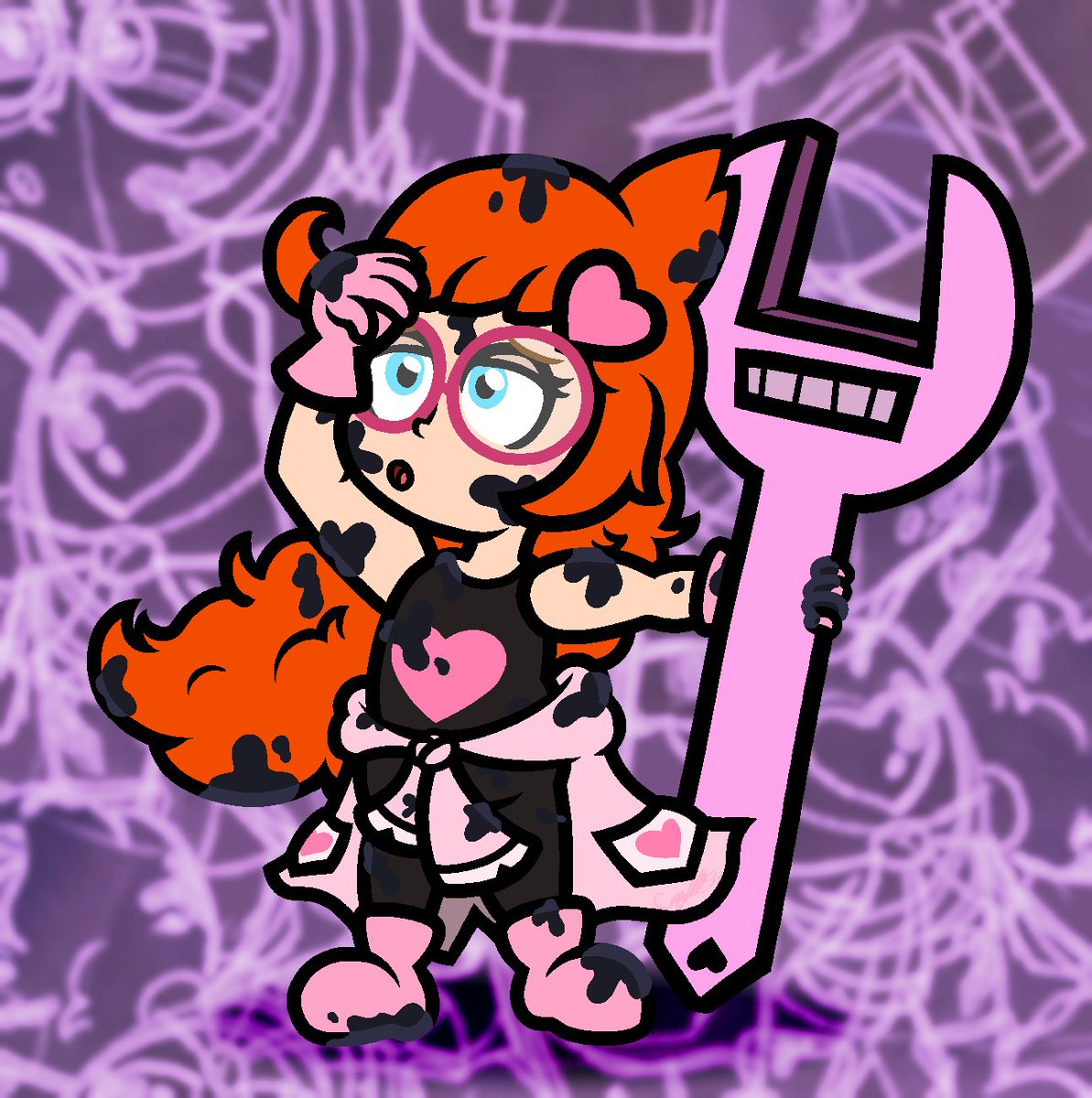 Been a long day working in Crygor Labs~🧪💗