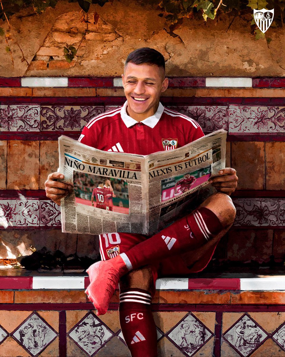 👏🏼 At 37 years and 72 days Alexis Sánchez became the oldest ever goal scored in a <a href="/LaLigaEN/">LALIGA English</a> Seville derby 👏

🇨🇱  𝓝𝓲𝓷̃𝓸 𝓶𝓪𝓻𝓪𝓿𝓲𝓵𝓵𝓪 🗞️