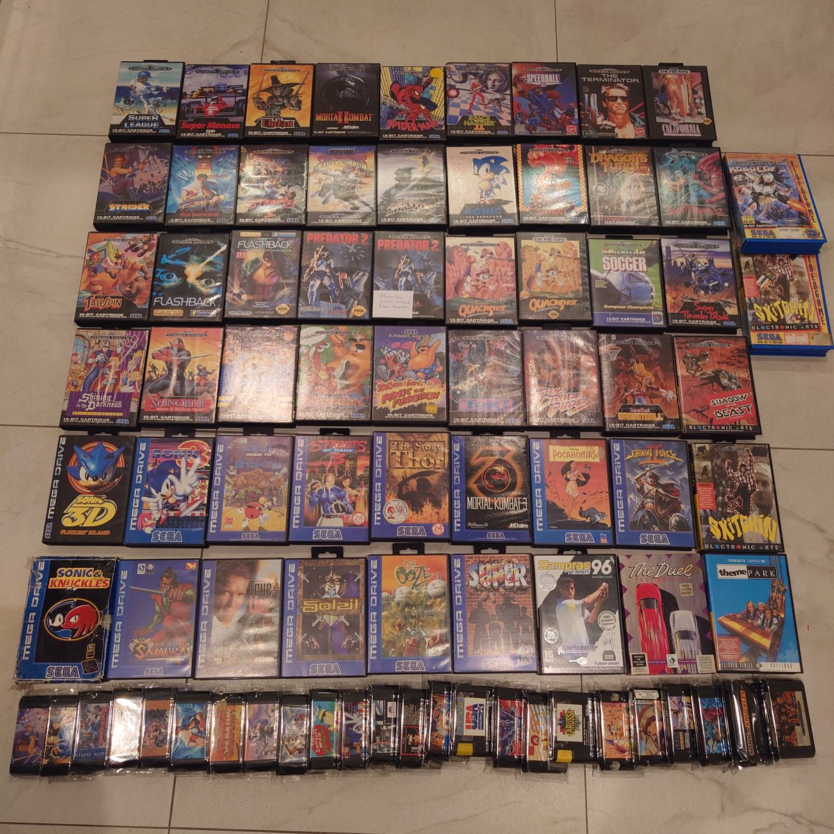 ConceptEnterta6's tweet photo. MEGA DRIVE MANIA! Nu har vi fyllt på med otroligt fina titlar för Sega Mega drive i butiken. Det är titlar ända från starten i Sverige 1990 till sena släpp från 1997, både kompletta spel och endast kassetter. Riktigt kul att kunna presentera så många topptitlar på en gång! #Sega https://t.co/CYvJLhW5ll