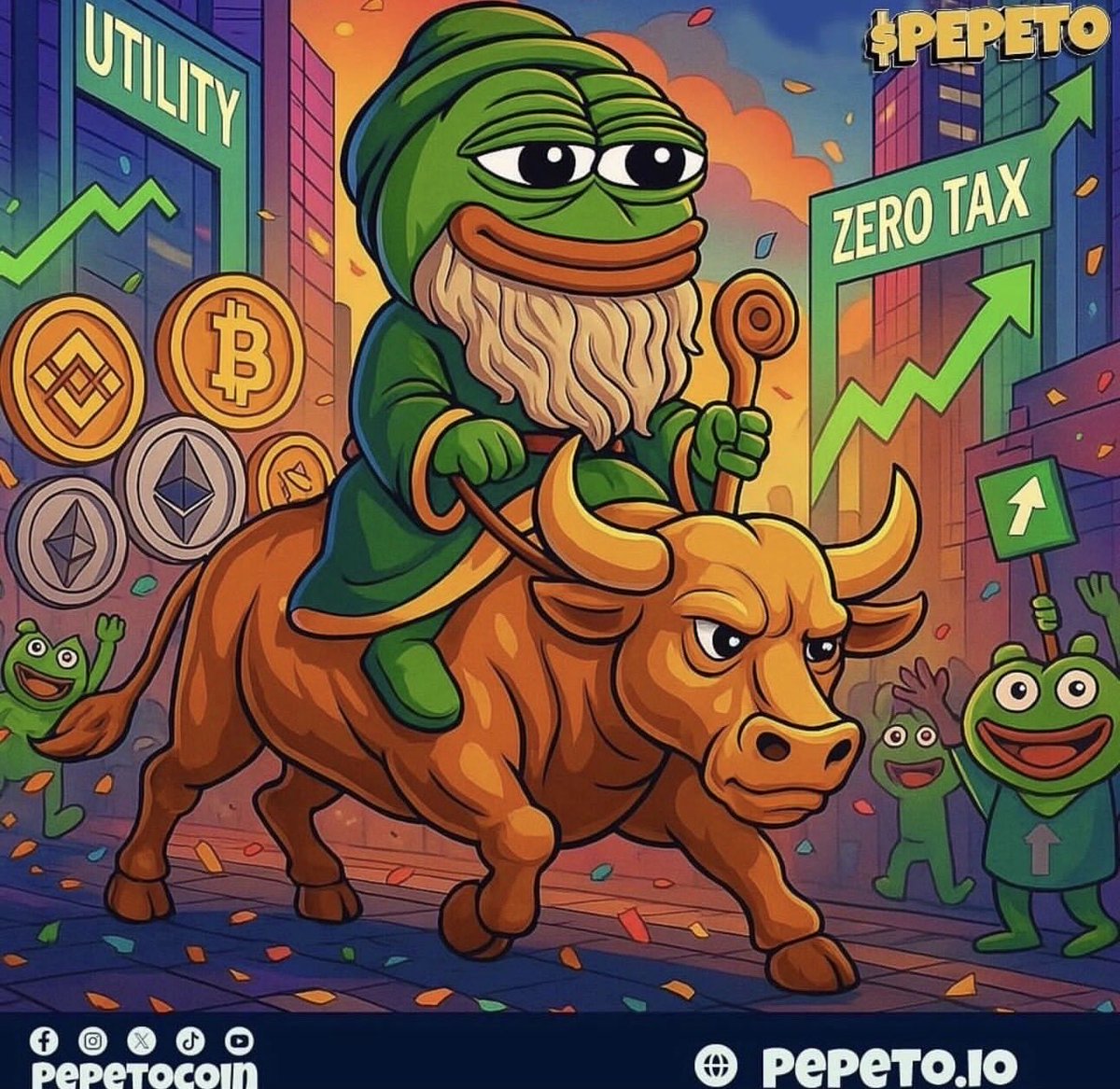 Real utility. Zero tax. One leader, $PEPETO. 🐸⚡️

Ethereum-powered. Built for believers. Fueled by rewards.

🔥 209 % staking rewards for holders

To invest, make sure to use only the official website🔗: pepeto.io 🐸

🎁 Join the $700K Giveaway before Tier 1