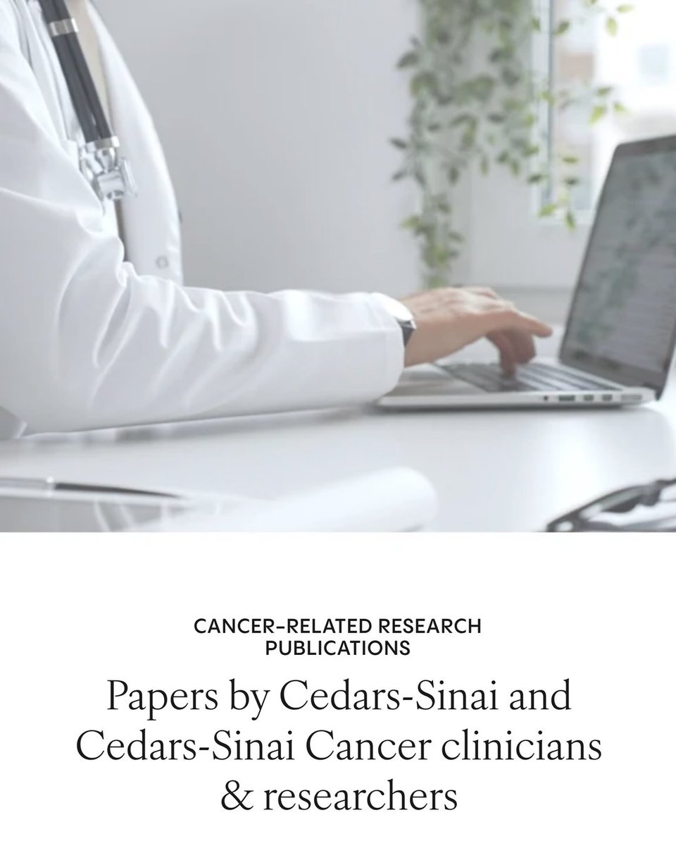 Cancer at Cedars-Sinai tweet media