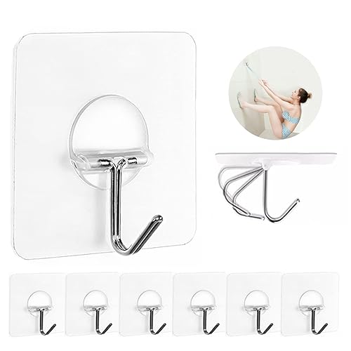 V0idScrem's tweet photo. I just received JINSHUNFA Adhesive Wall Hooks for Hanging Heavy Duty Towel Coat Hooks Waterproof Transparent Hook for Bathroom Shower Kitchen Keys Door Outdoor Home Improvement Utility from Anonymous via Throne. Thank you! https://t.co/jgXMpxYU5d #Wishlist #throne https://t.co/KYP3eHFcyr