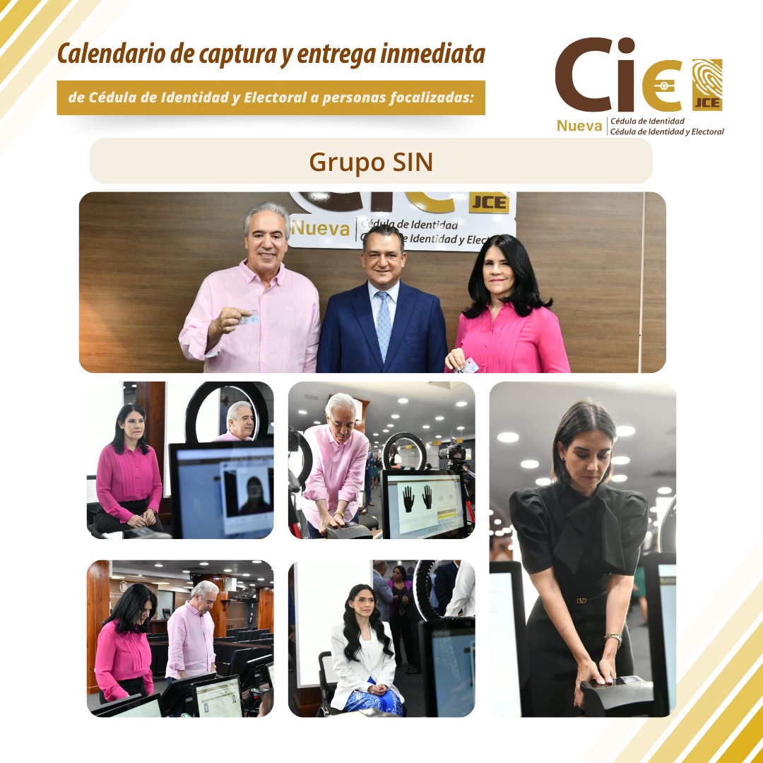 juntacentral's tweet image. En el marco del cronograma correspondiente a la fase de captura de datos con entrega inmediata del nuevo documento de identidad, la #JCE recibió este día a destacados periodistas y comunicadores, quienes completaron el procedimiento y obtuvieron su #NuevaCédulaRD.

La jornada se