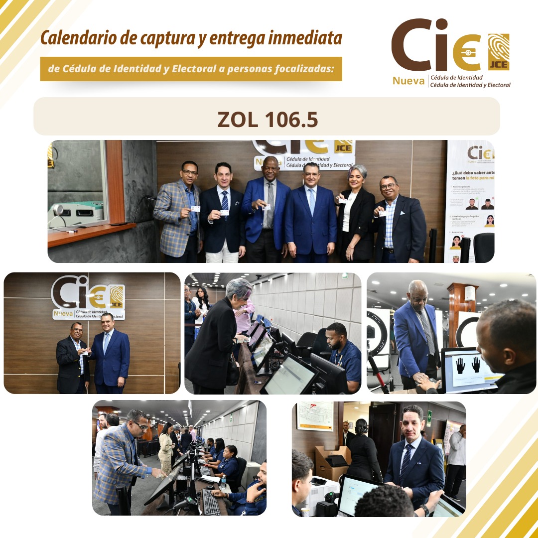 juntacentral's tweet image. En el marco del cronograma correspondiente a la fase de captura de datos con entrega inmediata del nuevo documento de identidad, la #JCE recibió este día a destacados periodistas y comunicadores, quienes completaron el procedimiento y obtuvieron su #NuevaCédulaRD.

La jornada se