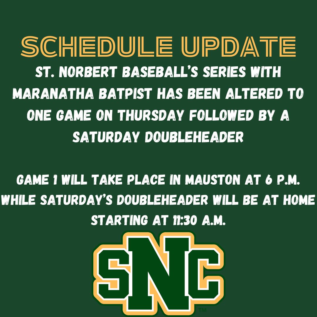 St. Norbert College Athletics tweet media