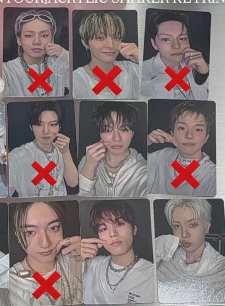 ジェヒョク、ジョンウ、ジョンファン残っております🙇🏻‍♀️ お気軽に