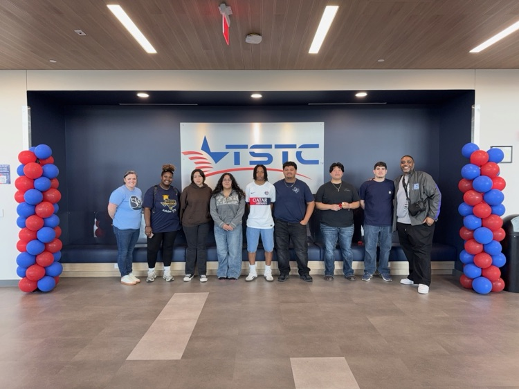 ElsikHighSchool's tweet photo. Our Elsik Mighty Rams visited Texas State Technical College to explore hands-on programs and career pathways! π§βοΈ From technical training to workforce certifications, our students are building bright futures. #MightyRams #CollegeAndCareerReady https://t.co/6dN97m0jdA