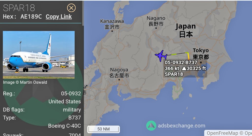 FMilcoms's tweet photo. #SPAR 18 #AE189D #AE189C departed RJTY. https://t.co/X5Amt4mJcJ