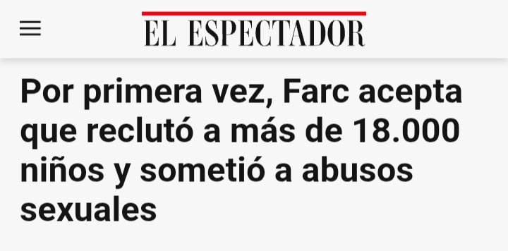 Es peor haberle dado indulto y curules en el congreso a quienes perpetraron estos crímenes y otros tantos más.