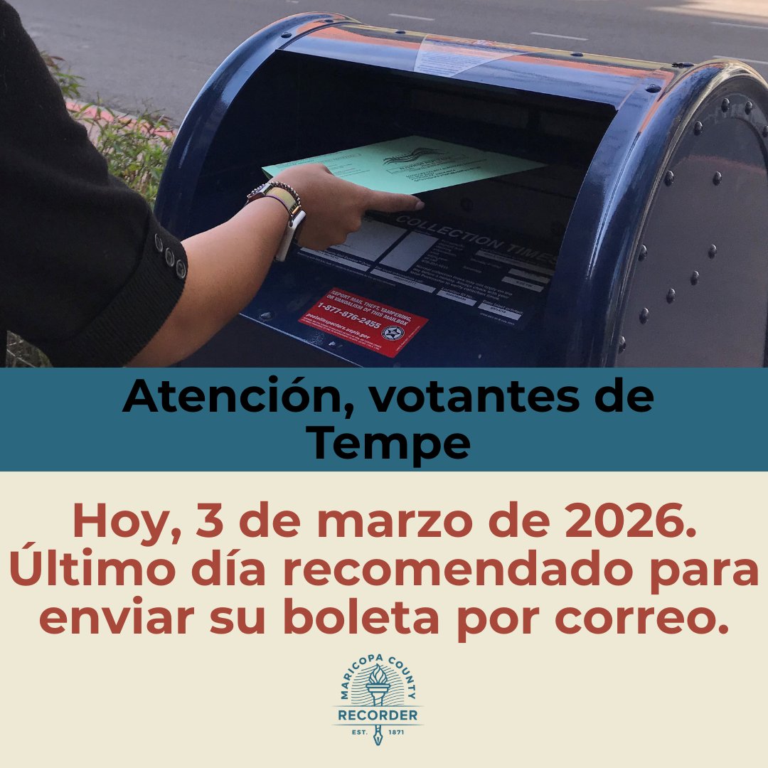 Maricopa County Recorder's Office tweet media