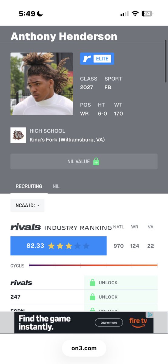 Anthony Henderson Jr 3⭐️ tweet media
