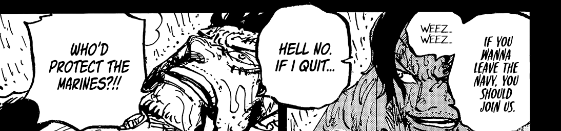 es increíble como esta frase recontextualiza todo el personaje de garp y, en mi opinión, lo hace mucho más interesante de lo que ya era