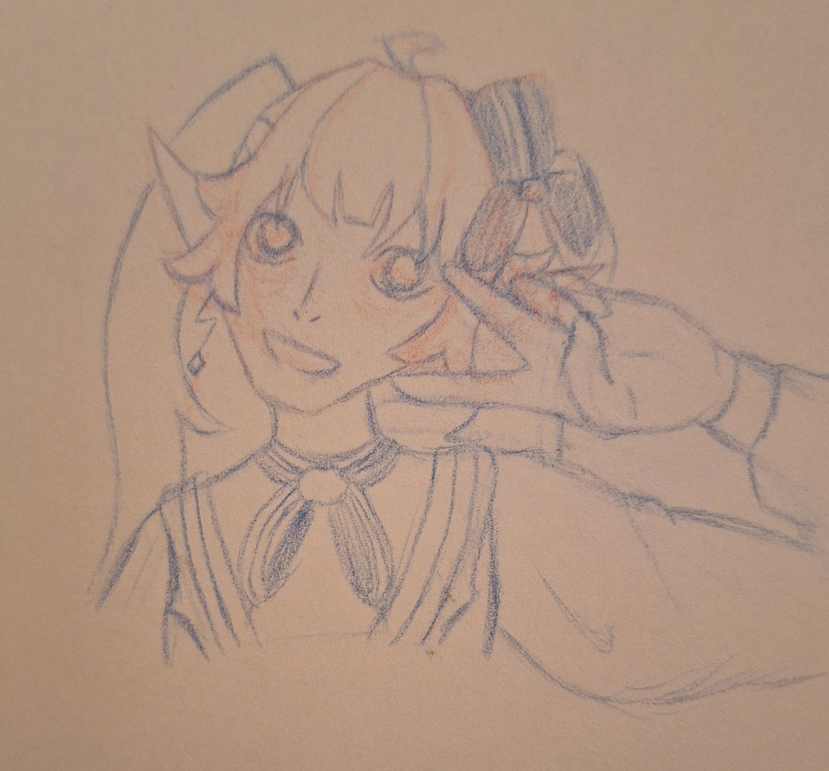 moonbloomfae's tweet photo. @Yvonnvi mehehehe tadaa (might see the red sketch from underneath im sorry ;-;) https://t.co/VdF6JIHvmU