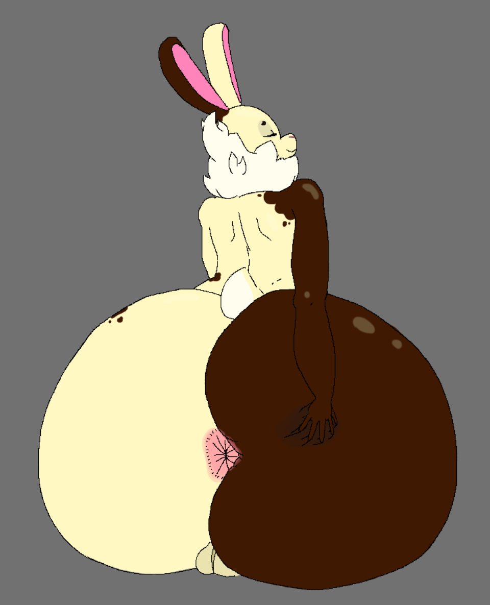 Here's another drawing of Abel showing his tight bunny hole! And yes, his name is Abel!

❤️+🔁
