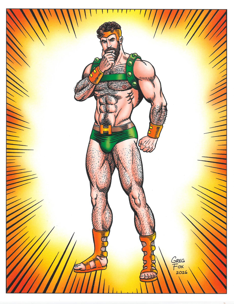 JasPosey's tweet photo. My acquisition of Hercules by @gregfox.bsky.social https://t.co/ofYwDhWy5E #GregFox #artpurchase #Hercules #SonofZeus #PrinceofPower #Olympus #Avengers #Champions #Defenders #DamageControl #GoldenMace #demigod #GreekMyth #GreekMythology #Avengersart #Defendersart #Championsart https://t.co/cN0nfEnlCf