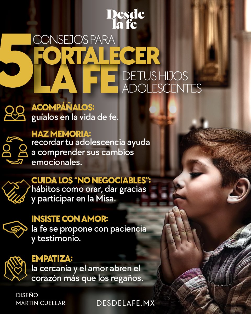 DesdeLaFeMx's tweet image. La adolescencia es etapa de preguntas y tu ejemplo puede ser la mejor respuesta. 👀💬
Te damos más consejos aquí: bit.ly/4d0ltoB

#hijos #familias #adolescentes #consejos