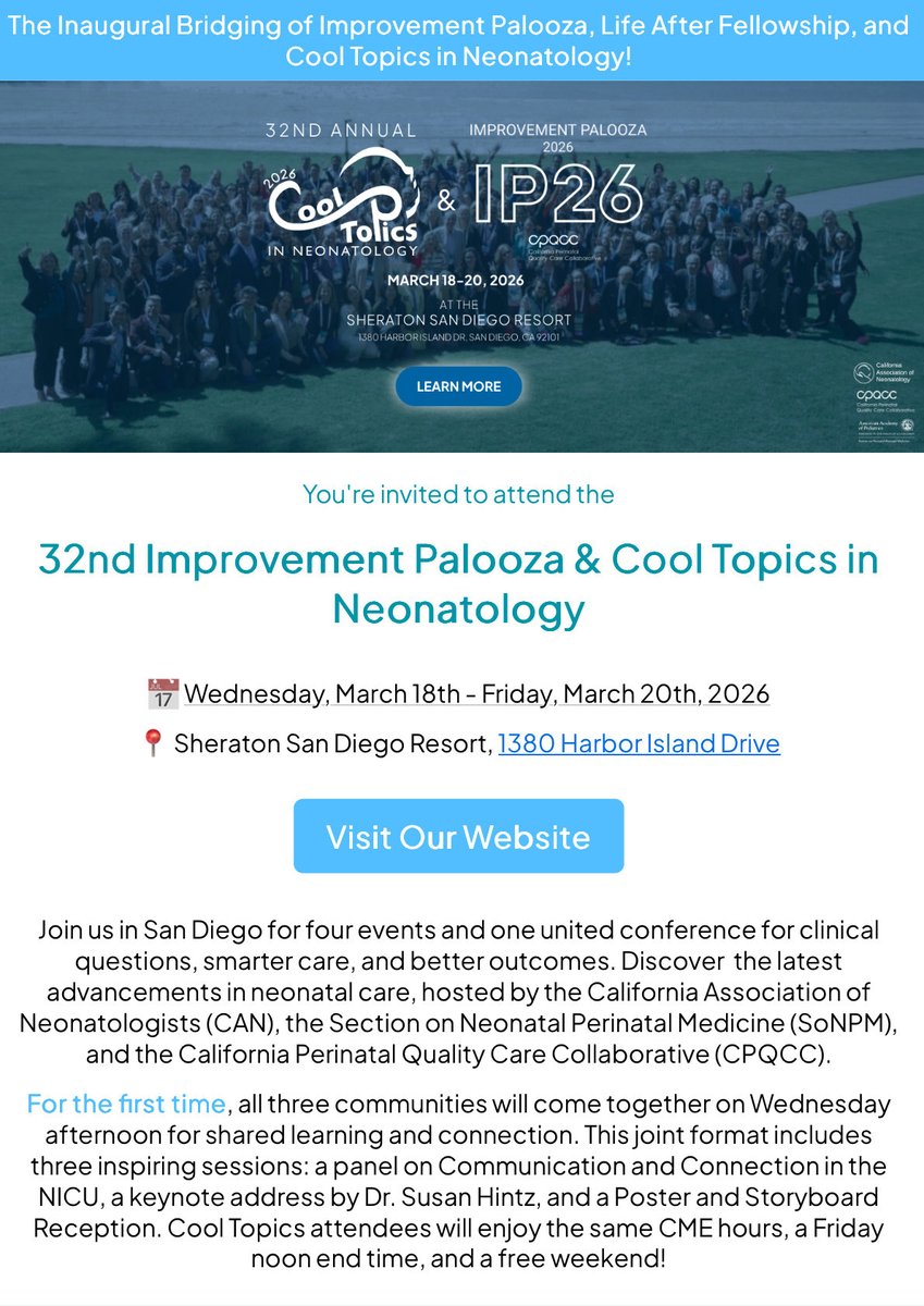 California Association of Neonatologists (CAN) tweet media