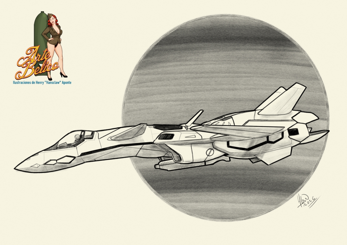 VF-19 de la pelicula Macross plus.