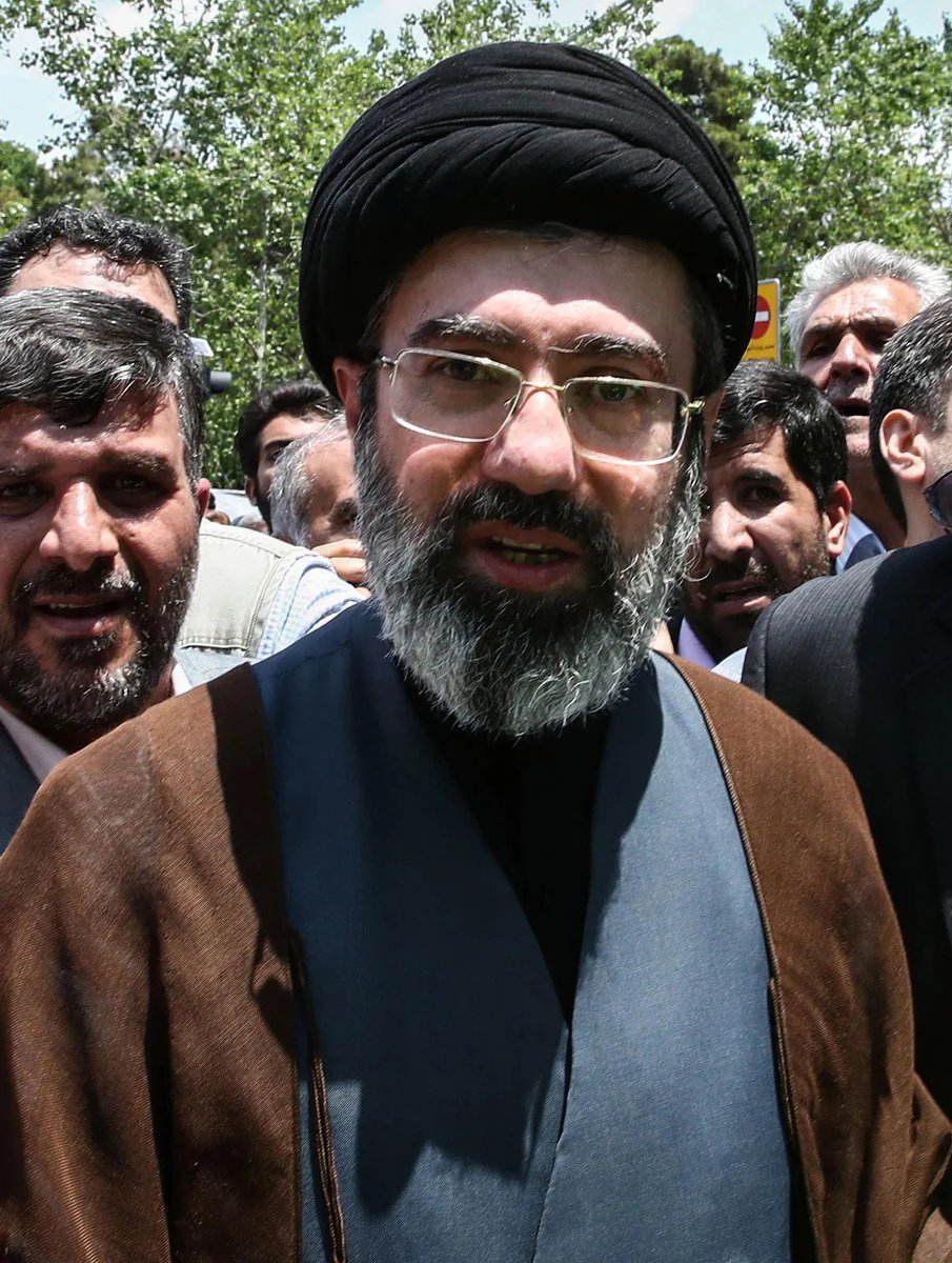 Baby monster Mojtaba Khamenei
Send him to his Dad, skewered and grilled into kebab ..