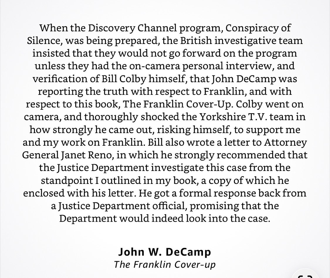 Mother_Stucker's tweet photo. @AkbarSAhmed @MalcolmNance Pre-Epstein👉🏻Members of OpusD+SMOM started(& participated-SMOM,RoyCohn & OpusD CIA,BillCasey liked underage boys)the pedo+closeted gay & straight prostitution & drug blackmail ring,as confirmed by CIA,William Colby(also an SMOM,but not a FrancoNazi like Casey+⬆️mentioned) https://t.co/uq1Z8cimJ1