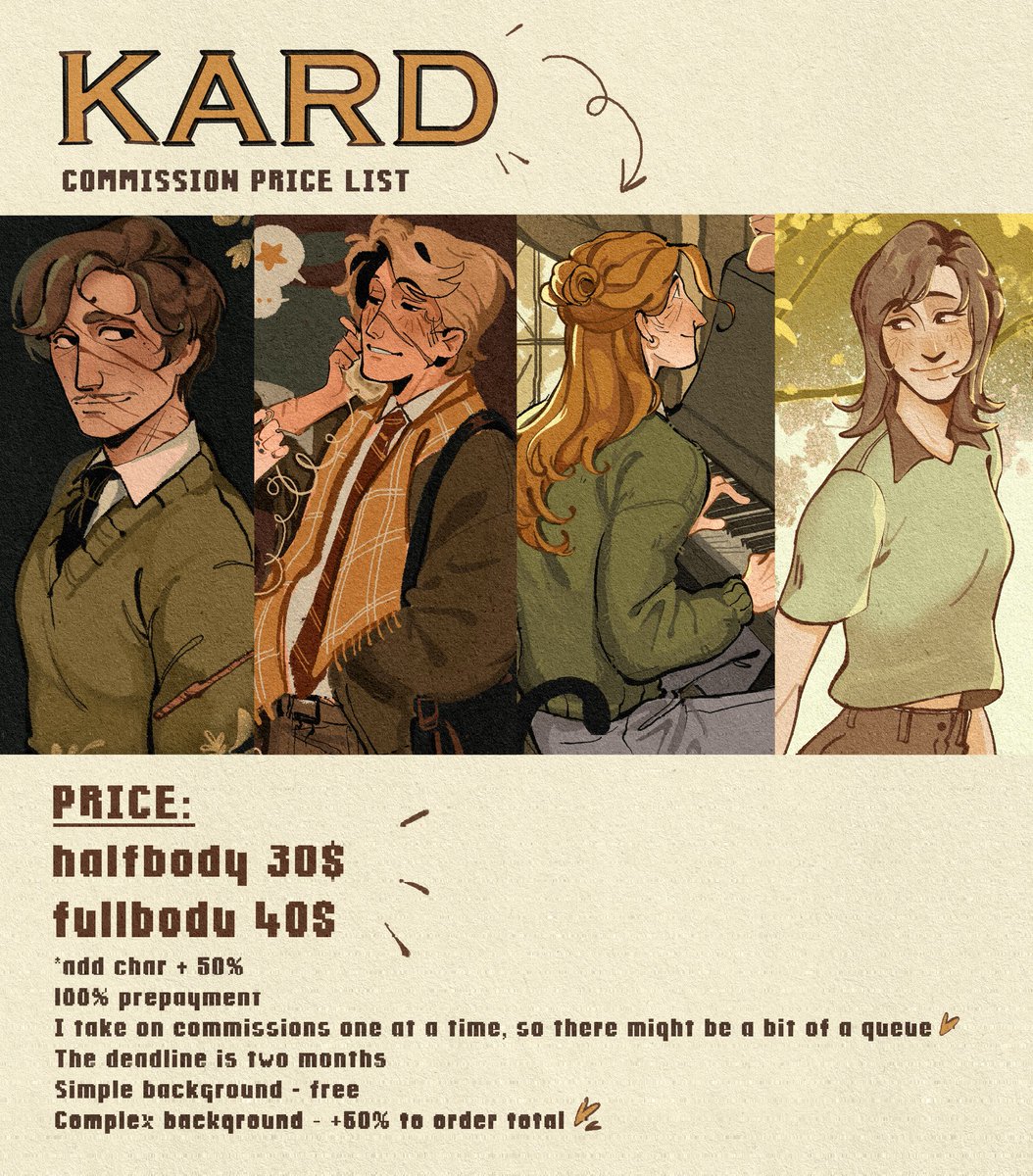 ☽kard☾ commissions OPEN tweet media