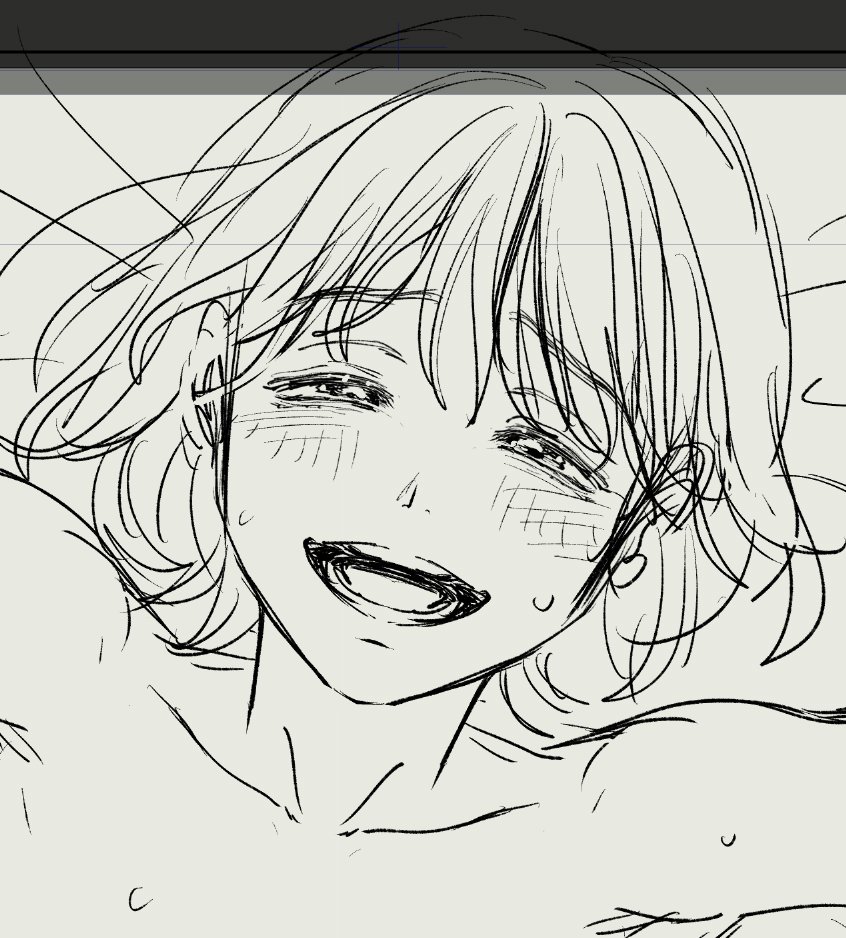 ウウウッ～～🥹この笑顔が見たくてここまで描いてきたんじゃ……😭 