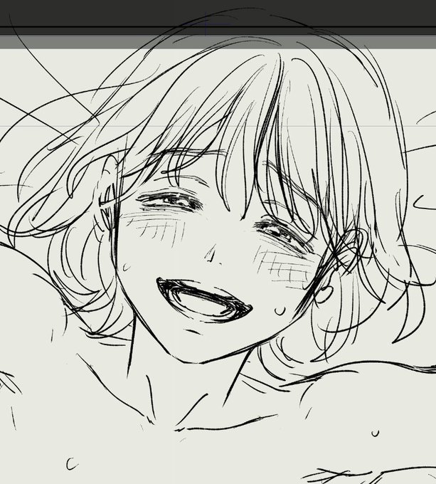 ウウウッ～～🥹この笑顔が見たくてここまで描いてきたんじゃ……😭 