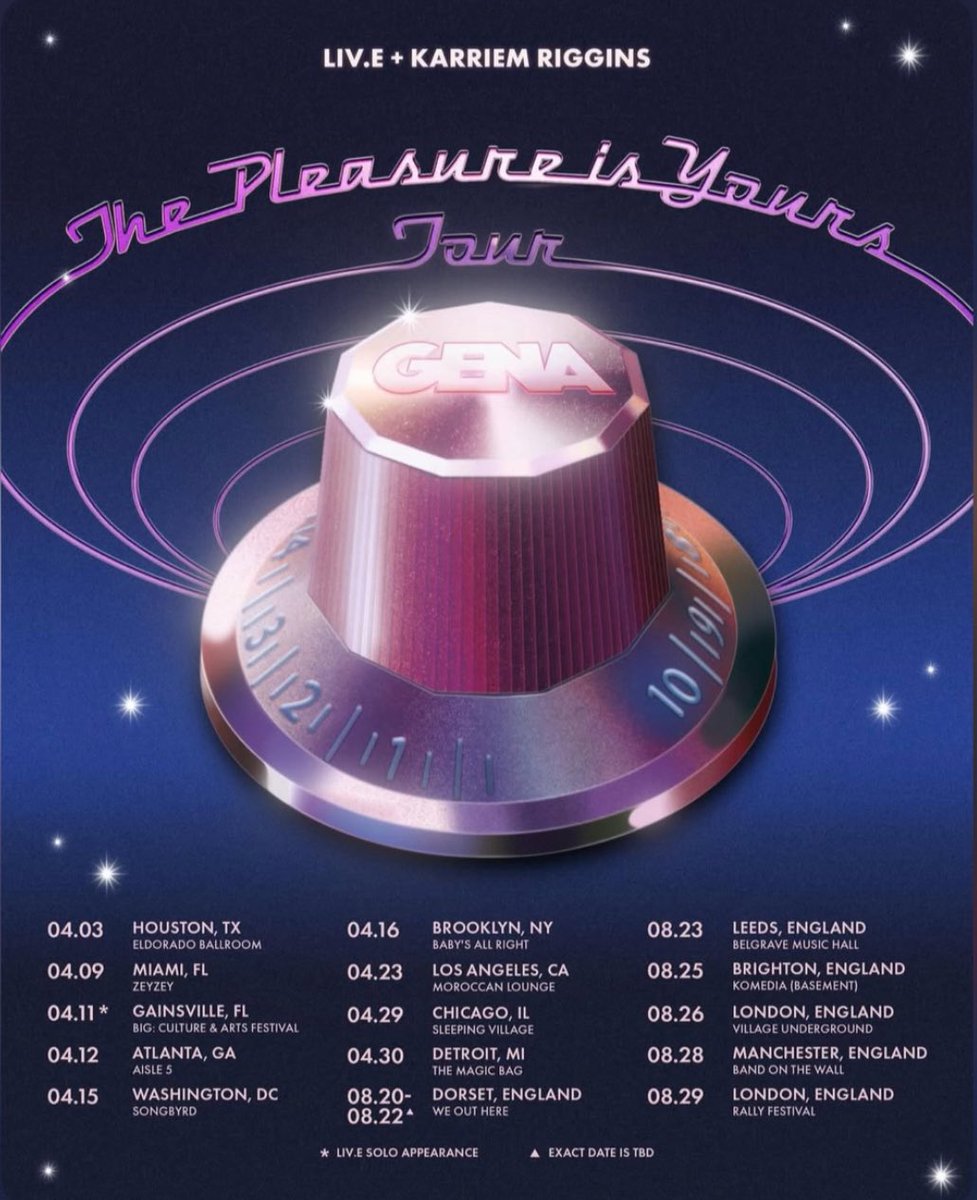 Presale code is “Pleasure”