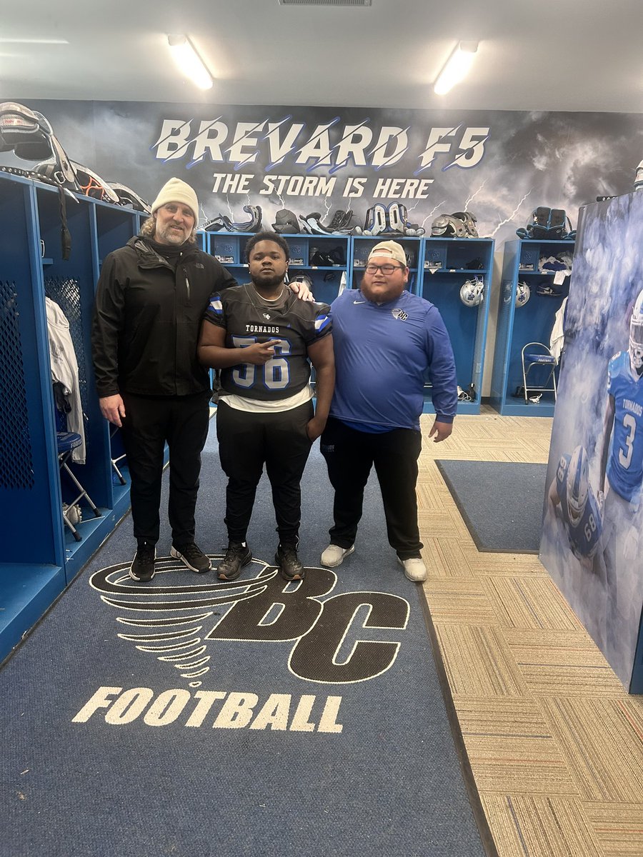 Great visit up at Brevard College today Thank you <a href="/Elin6162/">Everett Lindsay</a> and the whole coaching staff for having me #Tornado