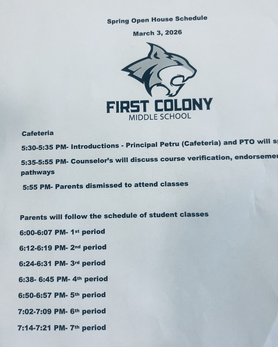 PrincipalPetru's tweet photo. Spring Open House Night! https://t.co/7EgvE6wIdx
