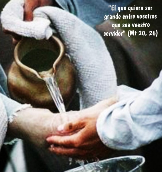 Los intereses de este mundo son bien distintos: no hay más que el interés propio; lo reductible al ego, lo autoreferencial, lo puramente aparente. Todo lo demás parece irrelevante. Sin embargo, Jesús insiste en que para ser grande hay que salir de lo ordinario y ponerse a servir.
