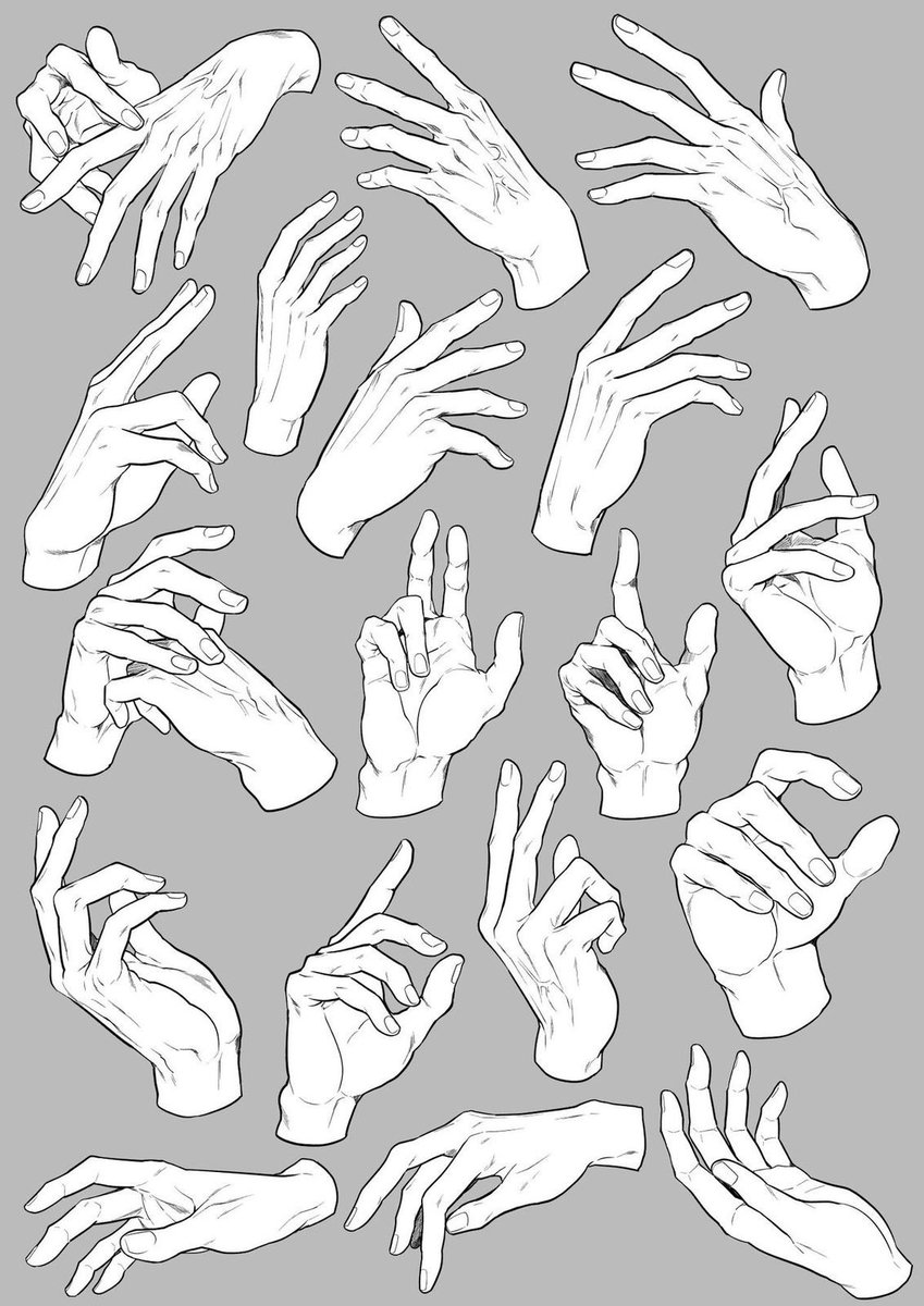 donutyfriend's tweet photo. Anatomy study: Hand gestures and line work. Keeping the flow consistent. 📏✨ https://t.co/wcRUhj6ZOf