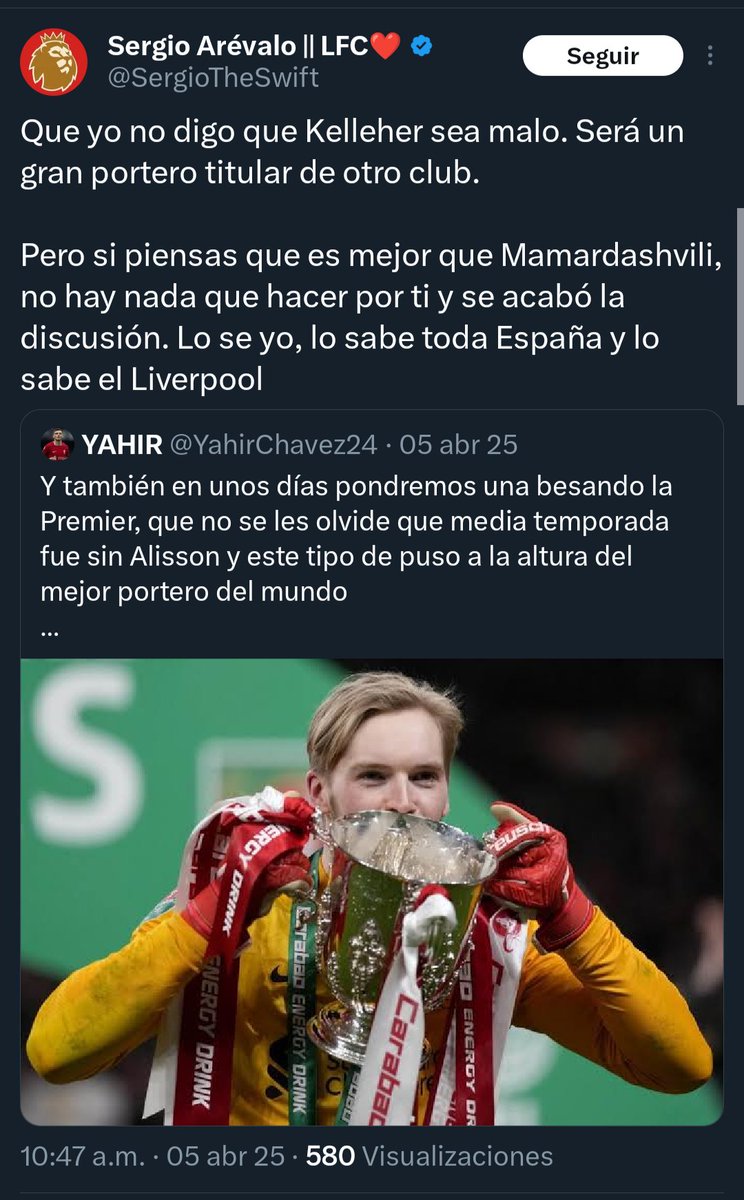 <a href="/OmarDuranLanda/">OmarRedLoudPuma</a> Aparte es un cobarde 
El tipo le tiró a Kelleher el año pasado y borro la publicación en la que lo defendí y le hice Ratio 

No sabe mantener su palabra, pero eso sí, es bueno para generar discordia, un cobarde que no representa lo que es apoyar a este equipo