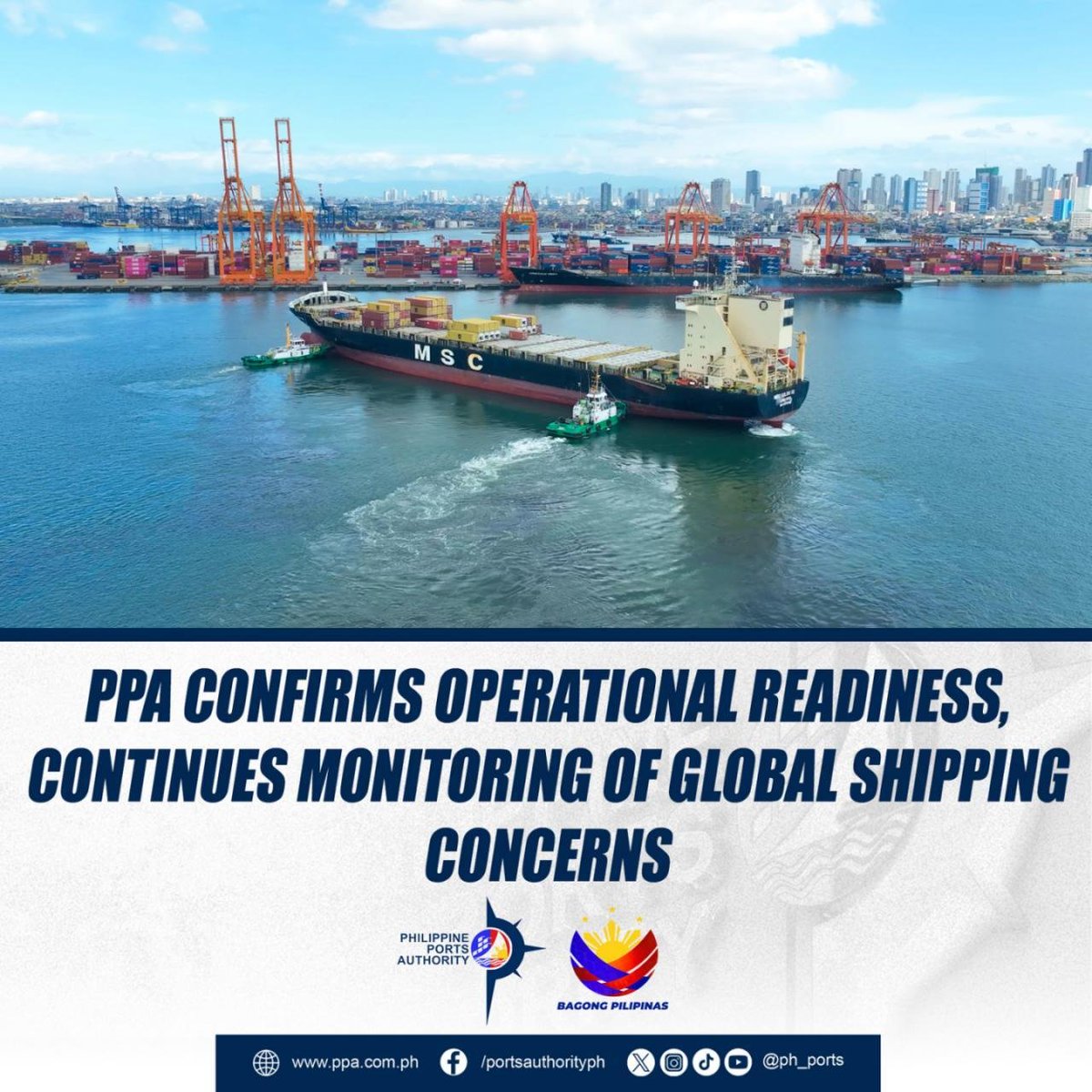 Philippine Ports Authority tweet media