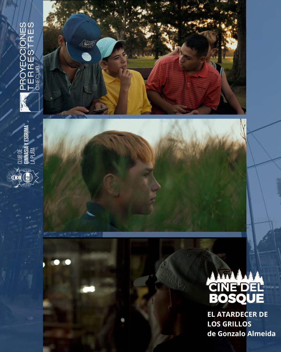 ÚLTIMA NOCHE DE CINE DEL BOSQUE! 🌙🎥
Compartamos el cierre de este hermoso ciclo!

🎬Peli: EL ATARDECER DE LOS GRILLOS
⌚️Puertas: 20 hs/Peli: 21:30 hs 
🌳 Bosque 
🏷️QR gratis: cinedelbosque.eventbrite.com.ar y traé un alimento no perecedero

Ademas, conocé el Museo!
<a href="/gimnasiaoficial/">Club de Gimnasia y Esgrima La Plata</a>