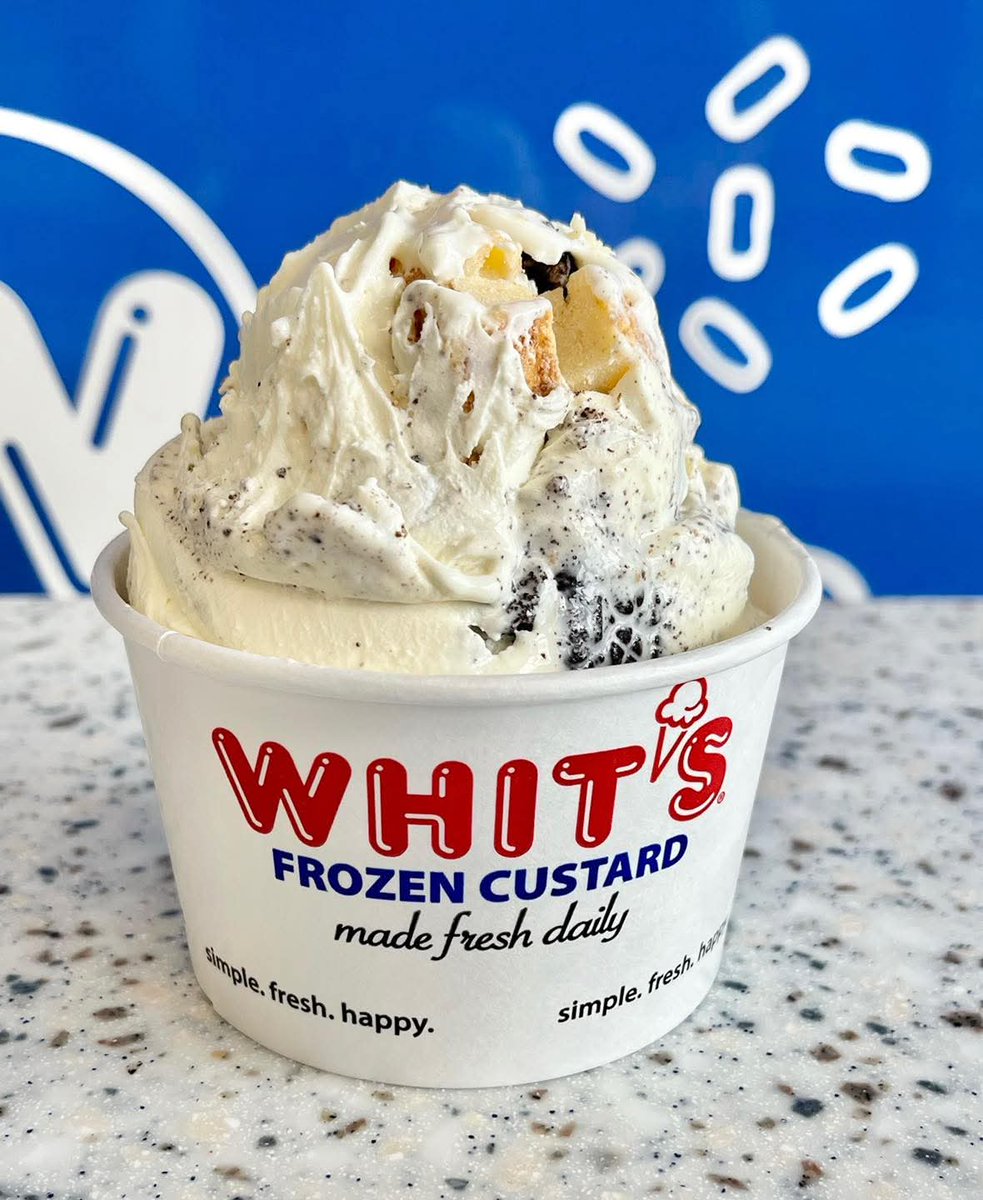 Today is National Oreo® Day AND National White Chocolate Cheesecake Day and we have a ...

🚨NEW FLAVOR ALERT🚨

The flavor today is WHITE CHOCOLATE OREO® CHEESECAKE! 

White Chocolate Custard with Cheesecake Bites and Crushed Oreos®.