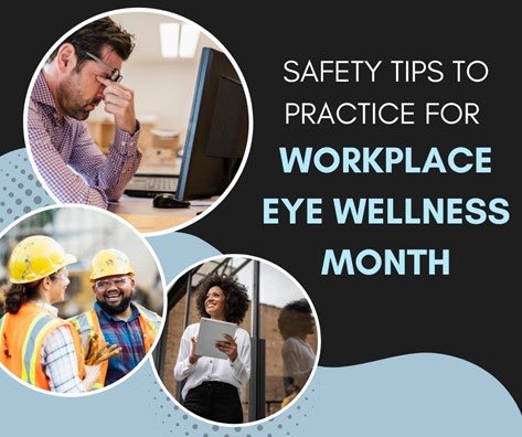 Workplace eye safety can also include preventing computer vision syndrome and chronic dry eye 👁️ 💧 with good eye hygiene, lubrication, desk ergonomics, following the 20-20-20 rule, using specific filters to reduce migraines or eye fatigue, filling your most recent Rx👨🏾‍💻👨🏾‍🍳👨🏾‍🏫👨🏾‍🌾👨🏼‍🔬