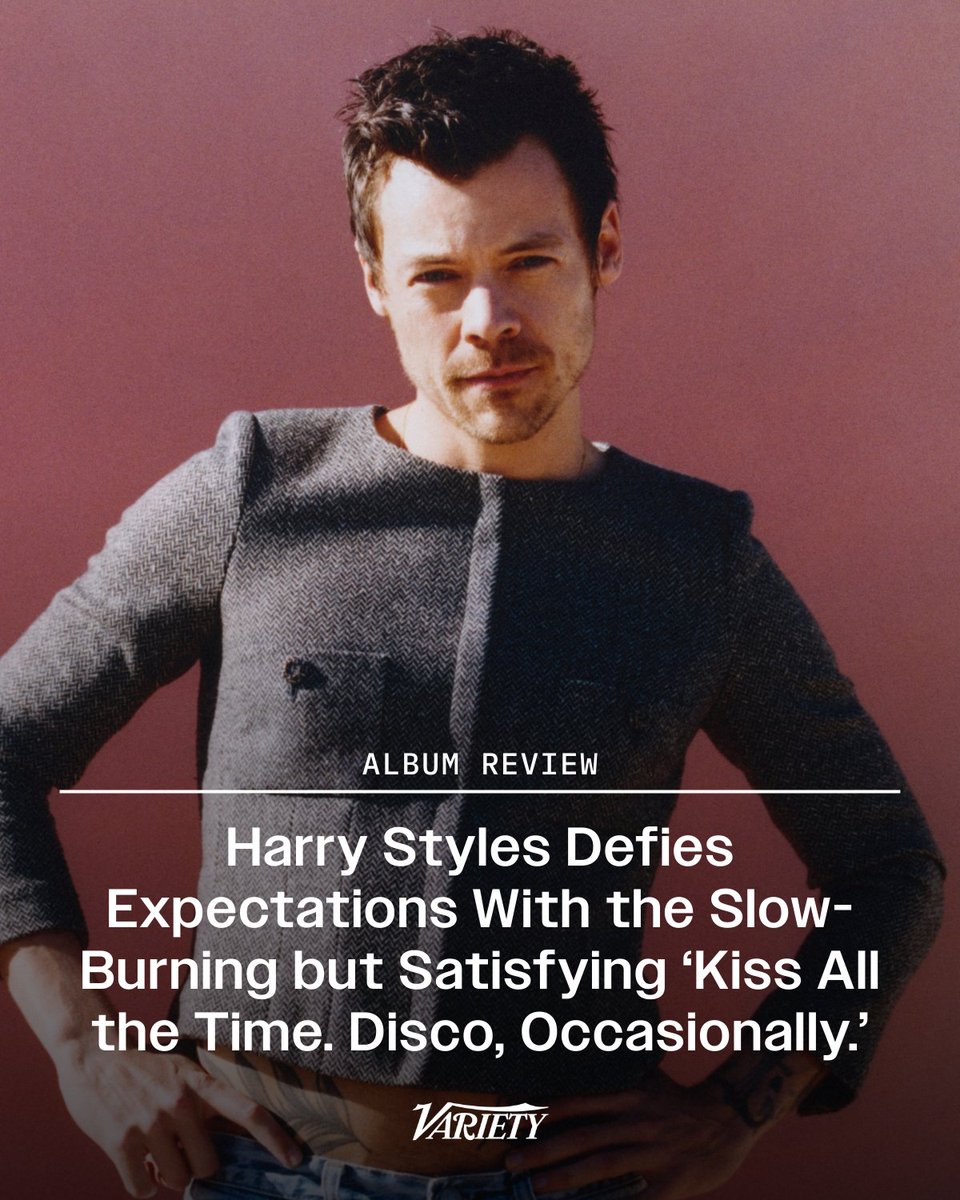 #HarryStyles’ upcoming album “Kiss All the Time. Disco, Occasionally” is packed with hits that could easily become this year’s Song of the Summer.

"It’s an album that reveals itself gradually, and there’s plenty for fans to grab onto...There are a lot of upbeat songs, big drums,