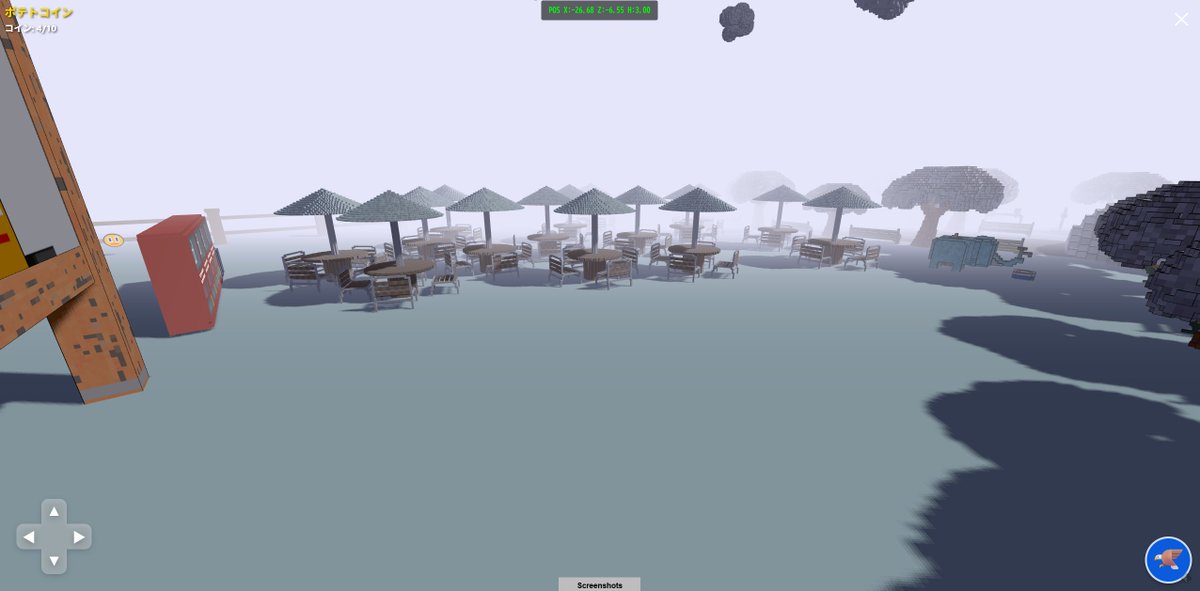 #wip

今週もコツコツ作業しております。

第2回 スクショ紹介コーナー📸 

いい感じで配置してと #AntiGravity にお願いしたら、めっちゃ密集されてしまったパラソル尽きベンチ(笑)

#ポテトくん #PotatoKun

nine-jp.github.io/potatokun/