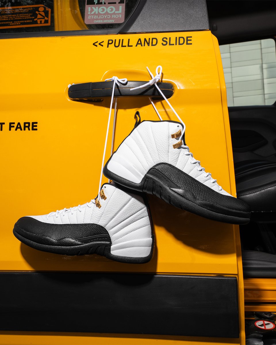 black and yellow jordan 12 foot locker