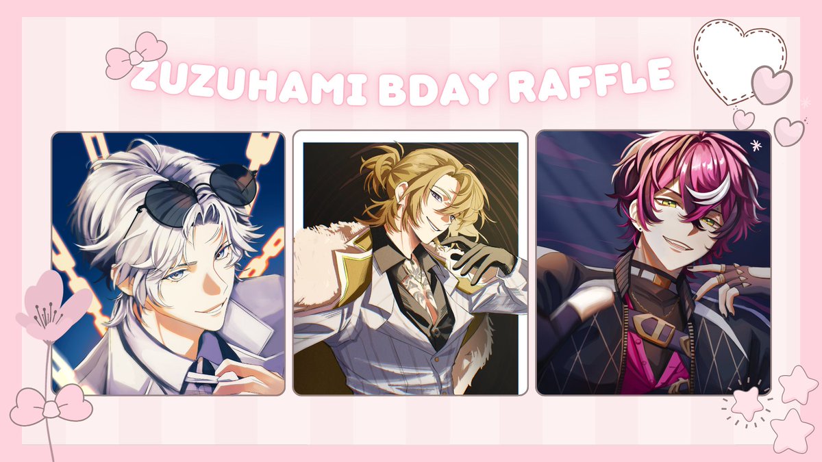 My birthday is coming up so I’ll be holding a bday raffle! ✨✨✨

The winner will receive an illustration of their choice (oc, vtuber or fanart) that they can use in any way they’d like (except for mass produced merch) 

To enter: 
✨Follow  
✨Like  
✨Retweet 
✨(optional)