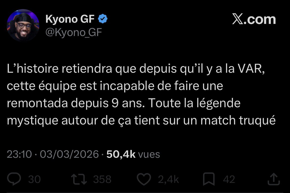Et toi l’histoire retiendra que t’es qu’une grosse merde  sans couilles à bloque tt le monde <a href="/Kyono_GF/">Kyono GF</a> et a fuir les histoires que tu as avec certain supporter de ton club
