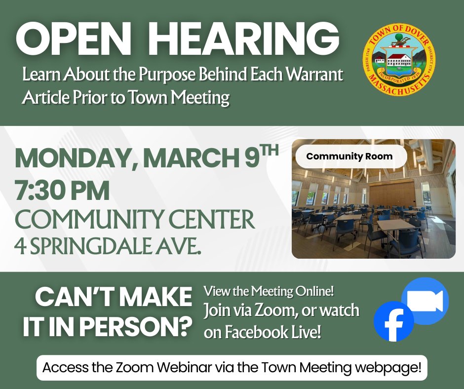 Town of Dover, MA tweet media