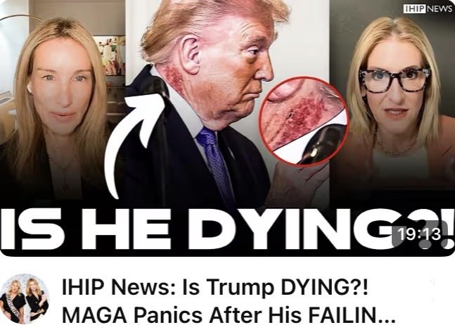 Isn’t this a case for the 25 Amendment? There are several types of skin rashes &amp; chronic skin conditions that are strongly linked to mental health. His present state of mind isn’t normal at all. Stress from the #EpsteinFiles, which Netanyahu uses on him.

youtu.be/6VKrfqEHtPE?si…