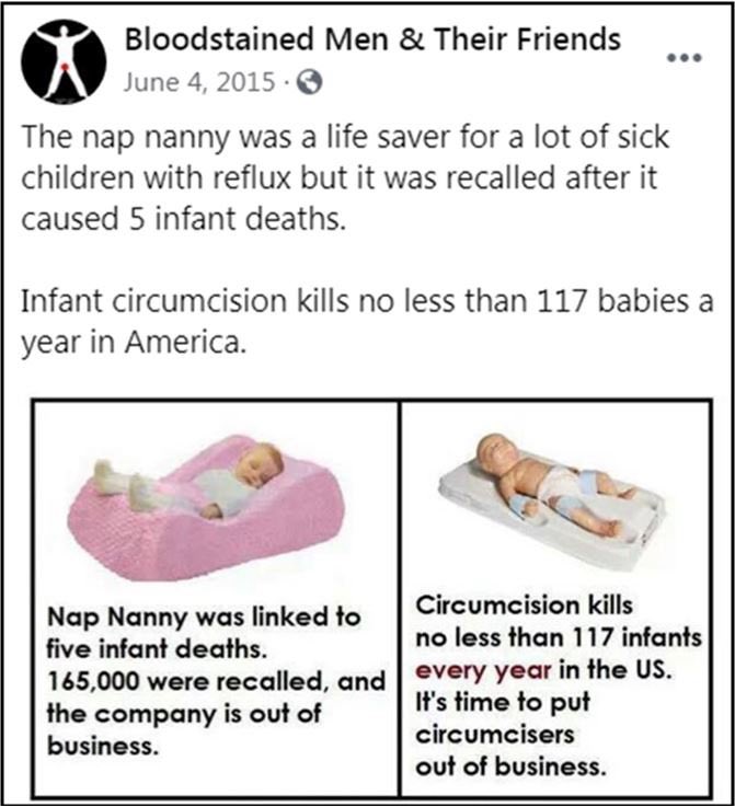 This was the post that got me banned.

Why?

The article linked shows that a sitting U.S. Judge prevented the prosecution from showing the scalpel and other sharp metal objects used in circumcision to a jury.

Deliberately obfuscating what circumcision is and how it’s performed.