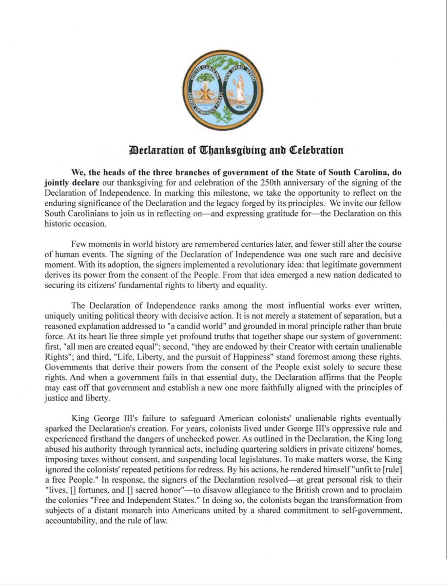 Gov. Henry McMaster tweet media