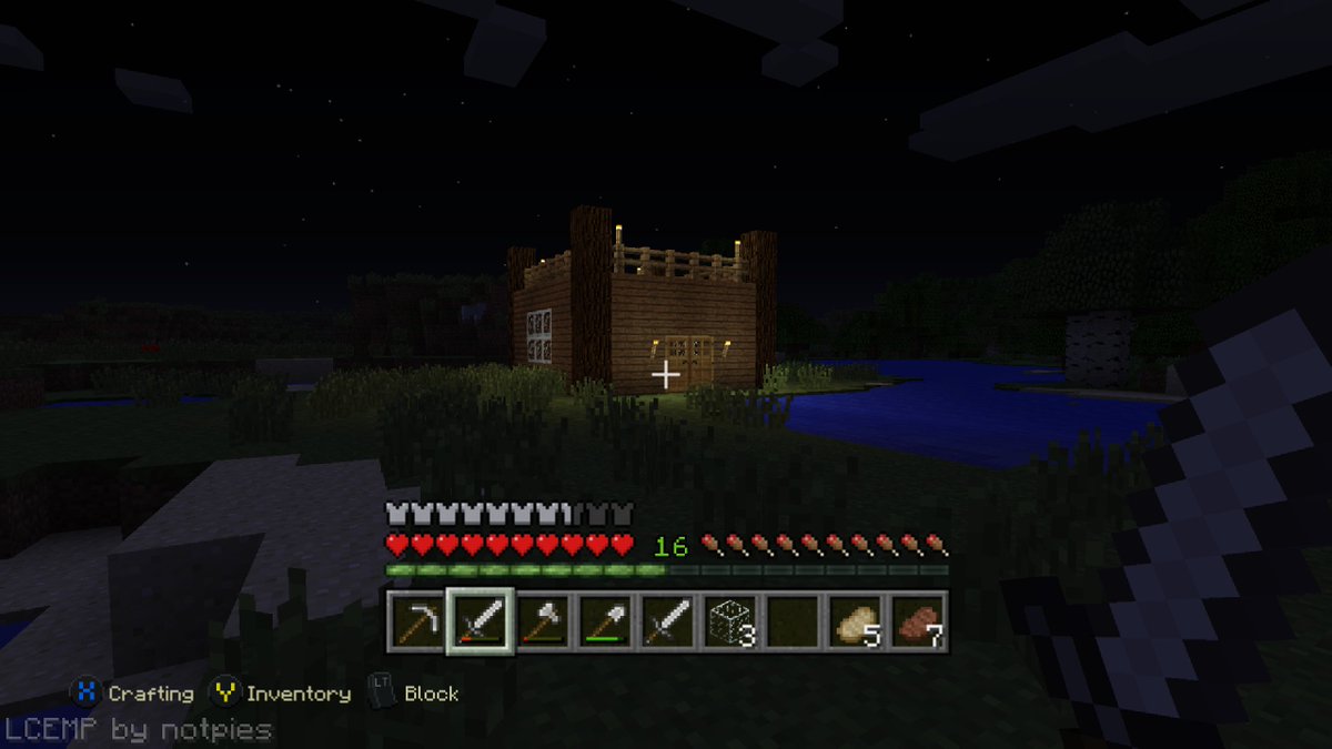 Ely_crack's tweet photo. my house on legacy minecraft 🥹

made with pure nostalgia

#MinecraftLegacy #Minecraft #nostalgia https://t.co/w3usuZANsr