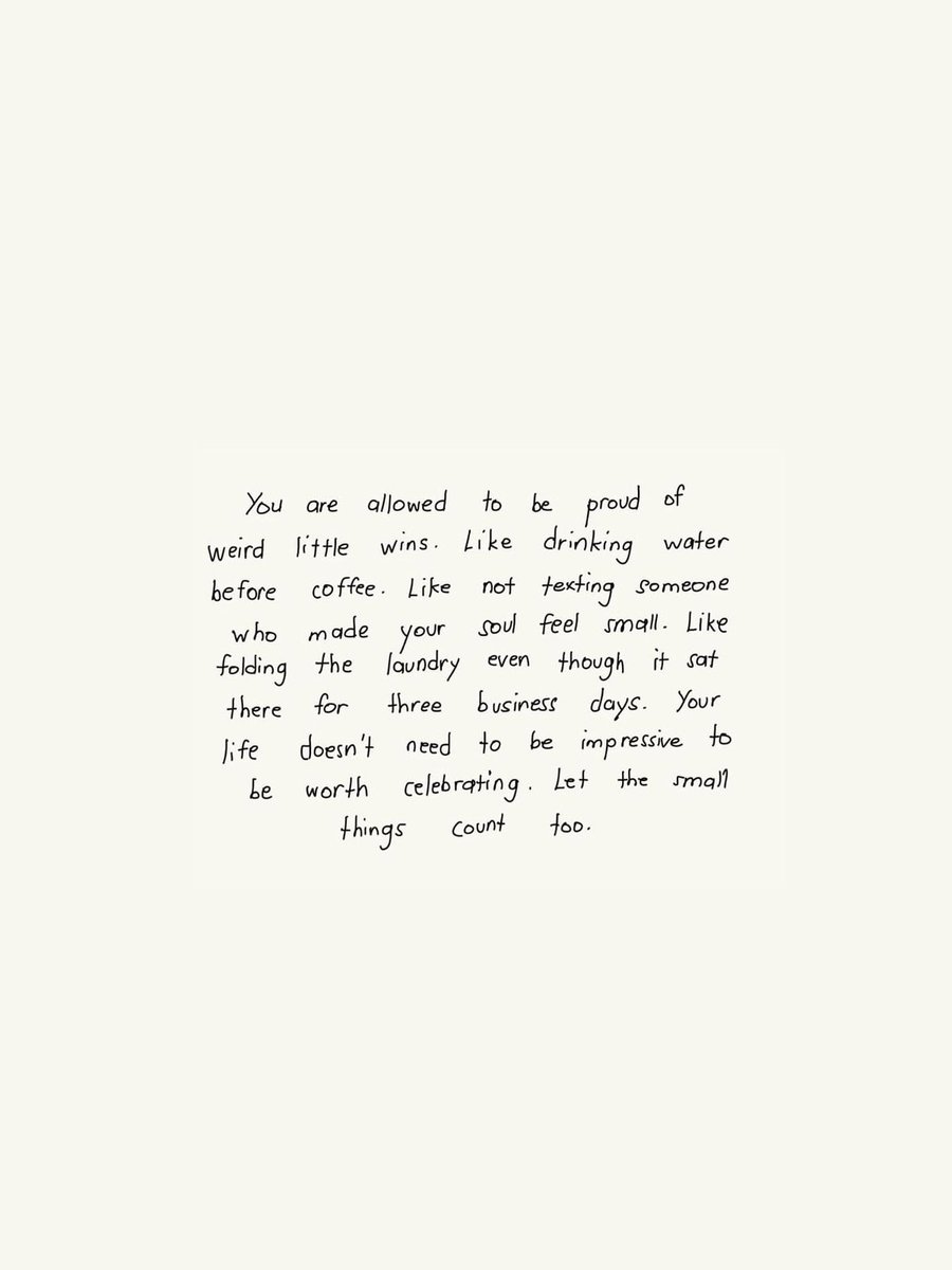 pagi2 mau share reminder ini.

your life doesn't need to be impressive to be worth celebrating 🥹🥹🥹